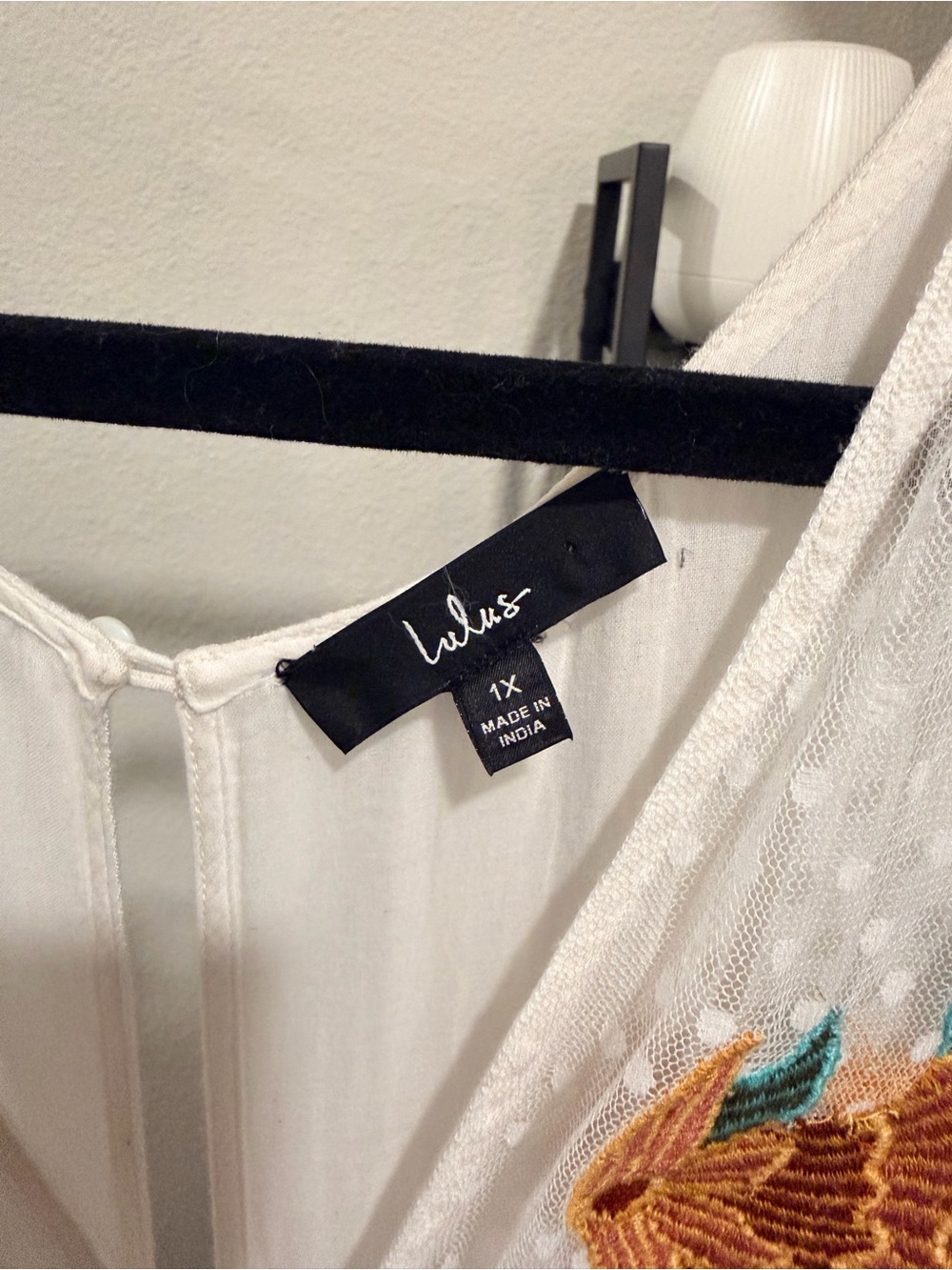 Lulus White Embroidered Maxi Dress - Size 1X - Picture 10 of 16